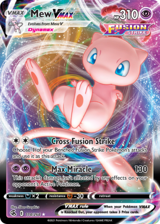 Mew VMAX 114/264 Sword & Shield Fusion Strike