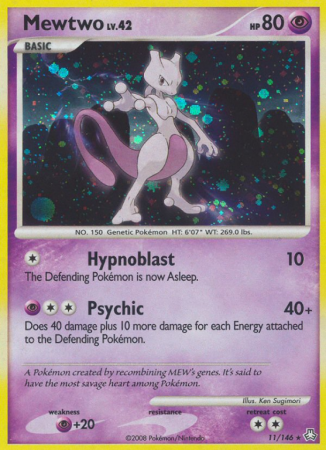 Mewtwo 11/146 Diamond & Pearl Legends Awakened