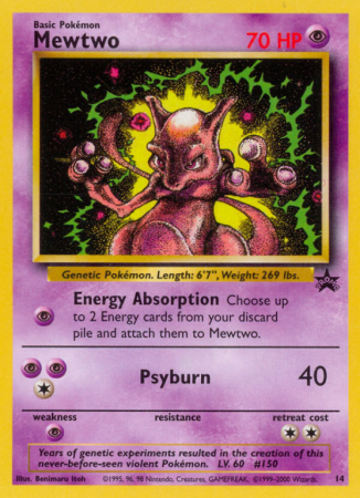 Mewtwo 14/53 Base Wizards Black Star Promos