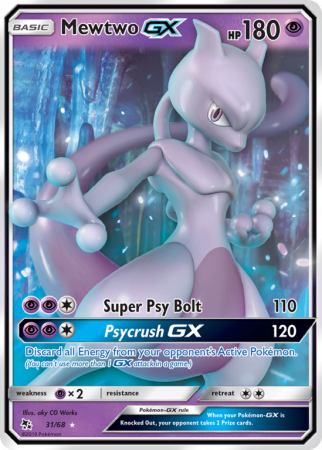 Mewtwo-GX 31/68 Sun & Moon Hidden Fates