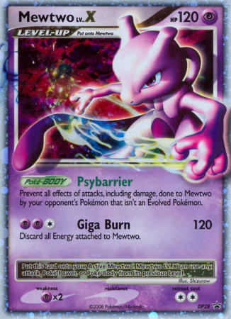 Mewtwo LV.X DP28/56