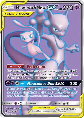 Mewtwo & Mew-GX 222/236
