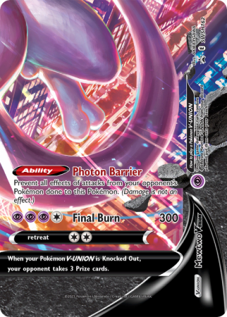 Mewtwo V-UNION SWSH162/103