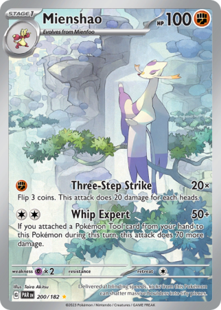 Mienshao 200/182 Scarlet & Violet Paradox Rift