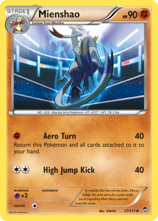 Mienshao 57/111 XY Furious Fists