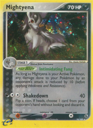 Mightyena 10/109 EX Ruby & Sapphire