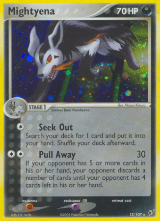 Mightyena 12/107 EX Deoxys