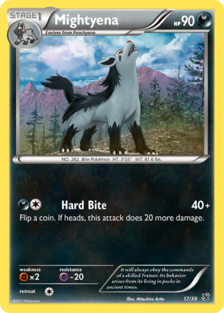 Mightyena 17/39 XY Kalos Starter Set