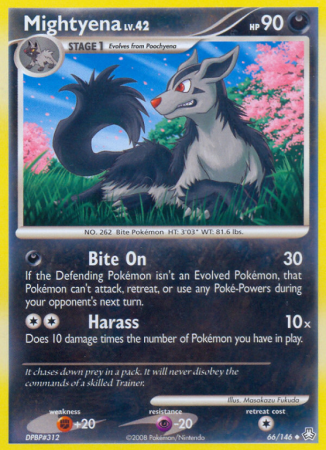 Mightyena 66/146 Diamond & Pearl Legends Awakened
