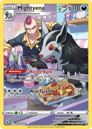Mightyena TG09/30 Sword & Shield Astral Radiance Trainer Gallery