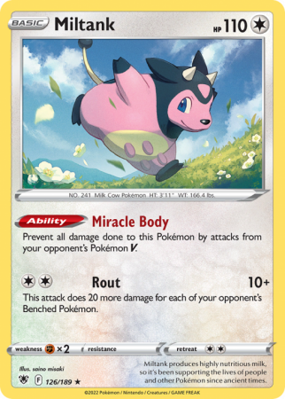 Miltank 126/189 Sword & Shield Astral Radiance