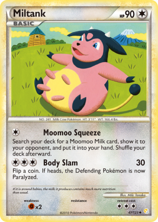 Miltank 47/123 HeartGold & SoulSilver HeartGold & SoulSilver
