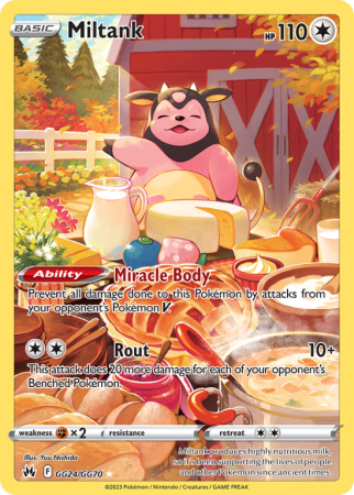 Miltank GG24/70 Sword & Shield Crown Zenith Galarian Gallery