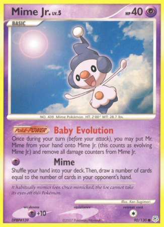 Mime Jr. 90/130 Diamond & Pearl Diamond & Pearl