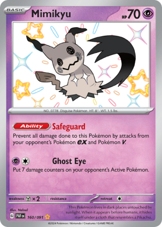 Mimikyu 160/91 Scarlet & Violet Paldean Fates