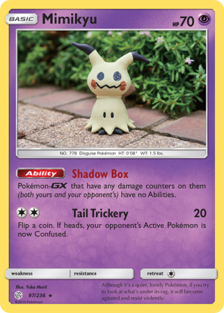 Mimikyu 97/236 Sun & Moon Cosmic Eclipse