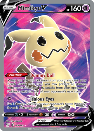 Mimikyu V 148/163 Sword & Shield Battle Styles