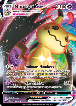 Mimikyu VMAX 69/172 Sword & Shield Brilliant Stars