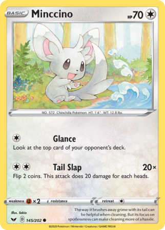 Minccino 145/202 Sword & Shield Sword & Shield