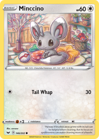 Minccino 146/202 Sword & Shield Sword & Shield