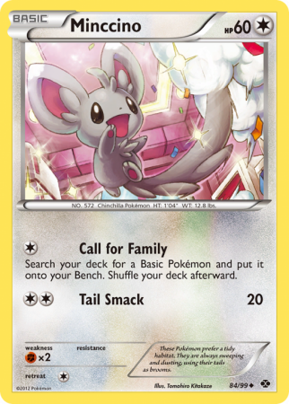 Minccino 84/99 Black & White Next Destinies