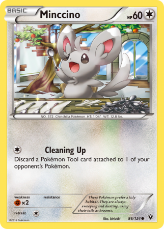 Minccino 86/124 XY Fates Collide