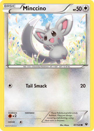 Minccino 87/124 XY Fates Collide