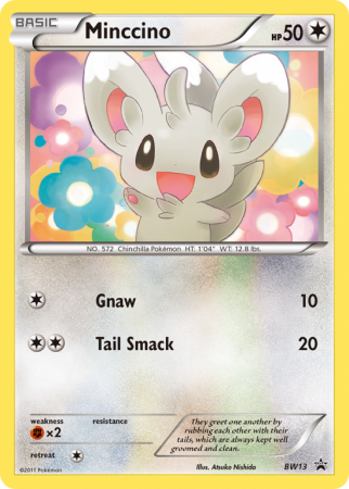 Minccino BW13/101 Black & White BW Black Star Promos