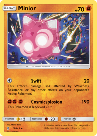 Minior 77/145 Sun & Moon Guardians Rising