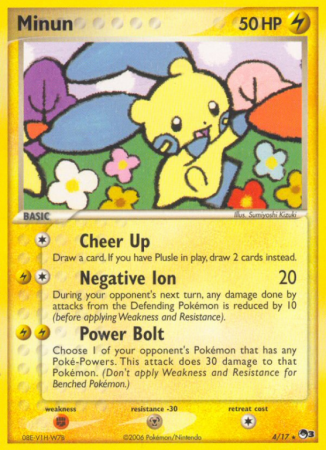 Minun 4/17 POP POP Series 3