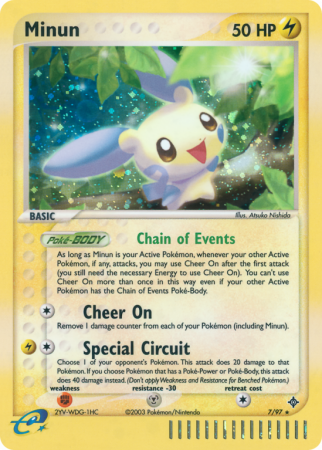 Minun 7/97 EX Dragon