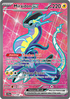 Miraidon ex 227/198 Scarlet & Violet Scarlet & Violet
