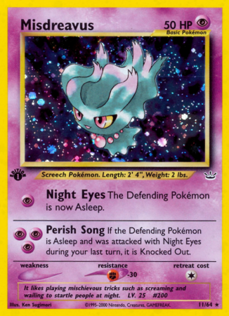 Misdreavus 11/66 Neo Neo Revelation