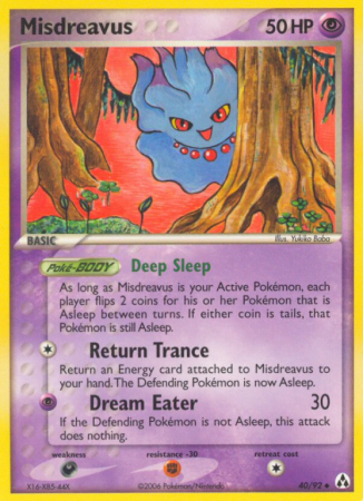 Misdreavus 40/92 EX Legend Maker