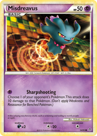 Misdreavus 54/95 HeartGold & SoulSilver HS—Unleashed