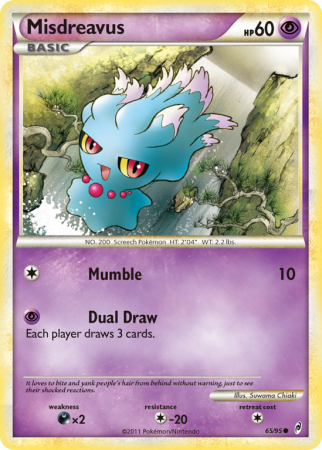 Misdreavus 65/106 HeartGold & SoulSilver Call of Legends