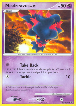 Misdreavus 83/127 Platinum Platinum