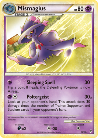 Mismagius 28/106 HeartGold & SoulSilver Call of Legends