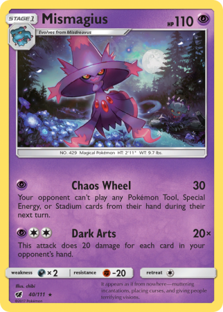 Mismagius 40/111 Sun & Moon Crimson Invasion