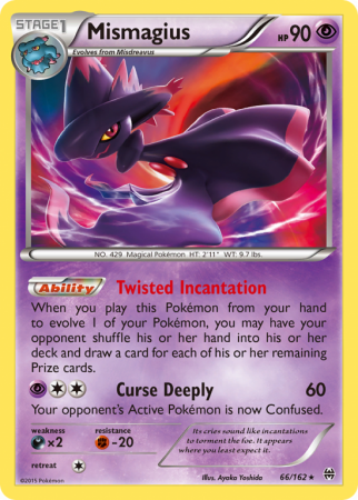 Mismagius 66/162 XY BREAKthrough