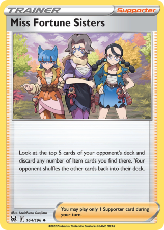 Miss Fortune Sisters 164/196 Sword & Shield Lost Origin