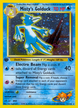 Misty's Golduck 12/132 Gym Gym Challenge