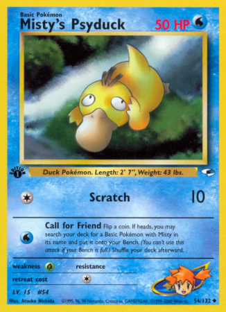 Misty's Psyduck 54/132