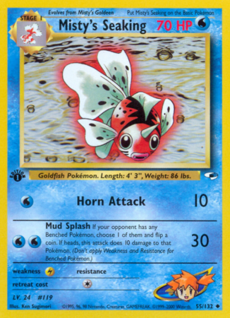 Misty's Seaking 55/132 Gym Gym Heroes