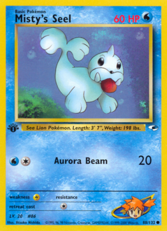 Misty's Seel 88/132 Gym Gym Heroes