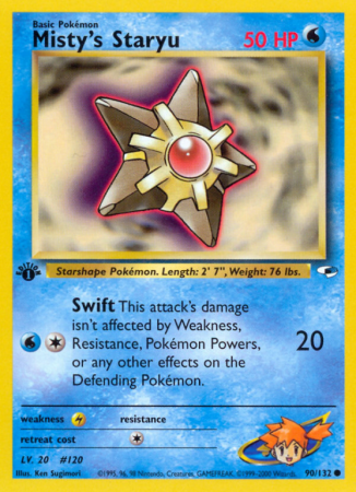 Misty's Staryu 90/132 Gym Gym Heroes