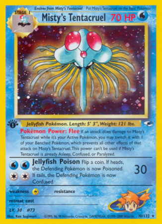 Misty's Tentacruel 10/132 Gym Gym Heroes