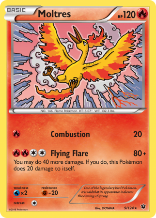 Moltres 9/124 XY Fates Collide