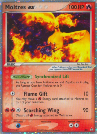 Moltres ex 31/40 NP Nintendo Black Star Promos