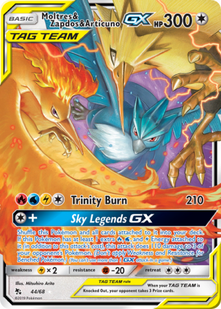 Moltres & Zapdos & Articuno-GX 44/68